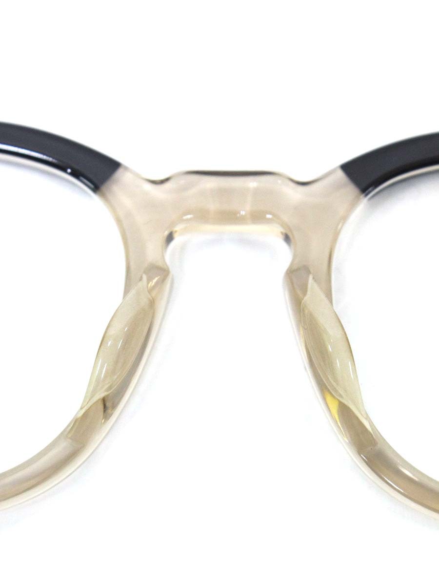 シェイディーキャラクター ARNIE SCPL-011Q メガネ ブラック/クリアベージュ セルフレーム フルリム ウェリントン IT0E7WWMS2CW 【SALE】