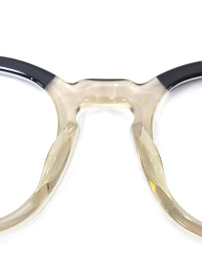 シェイディーキャラクター ARNIE SCPL-011Q メガネ ブラック/クリアベージュ セルフレーム フルリム ウェリントン IT0E7WWMS2CW 【SALE】