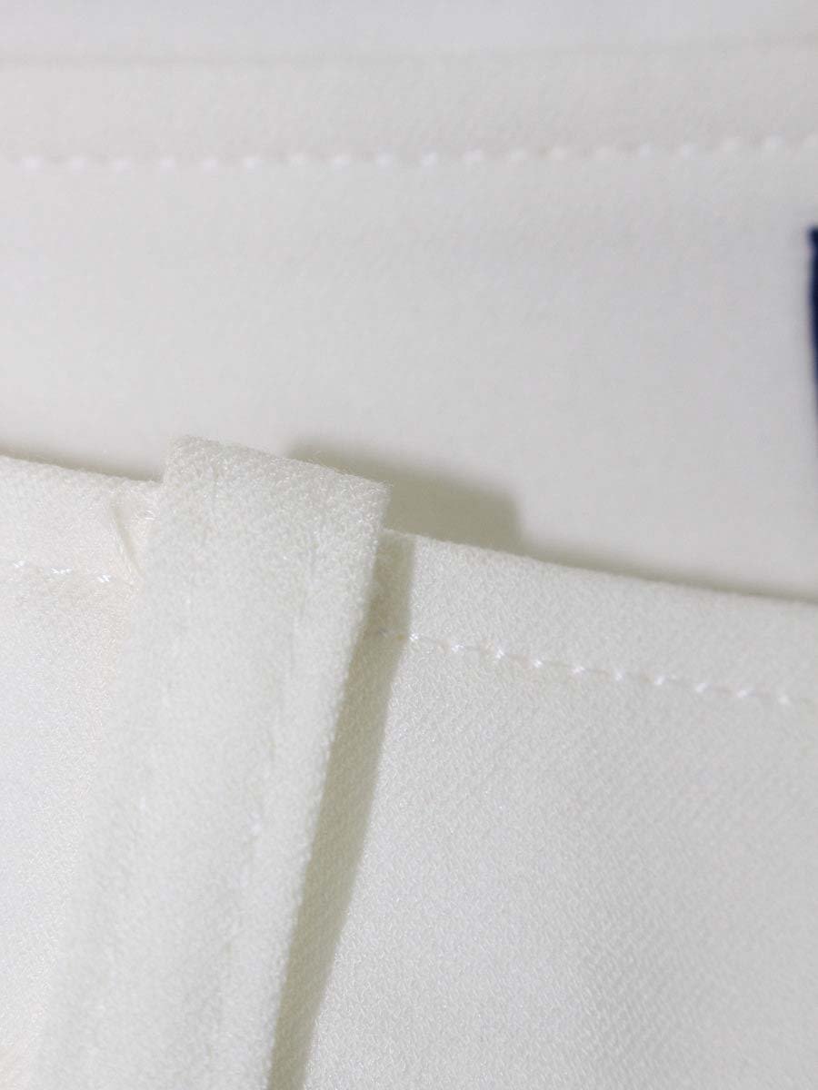 エムズグレイシー 726104 パンツ 40 ホワイト カットワーク レース リボン IT1E9663XL2G