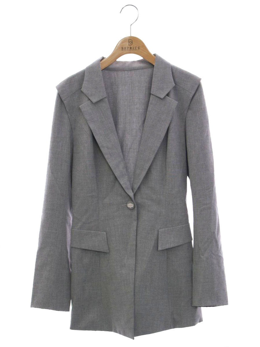 フォクシーニューヨーク ジャケット タキシード 33175 40 グレー ITA9SL7NPE1C