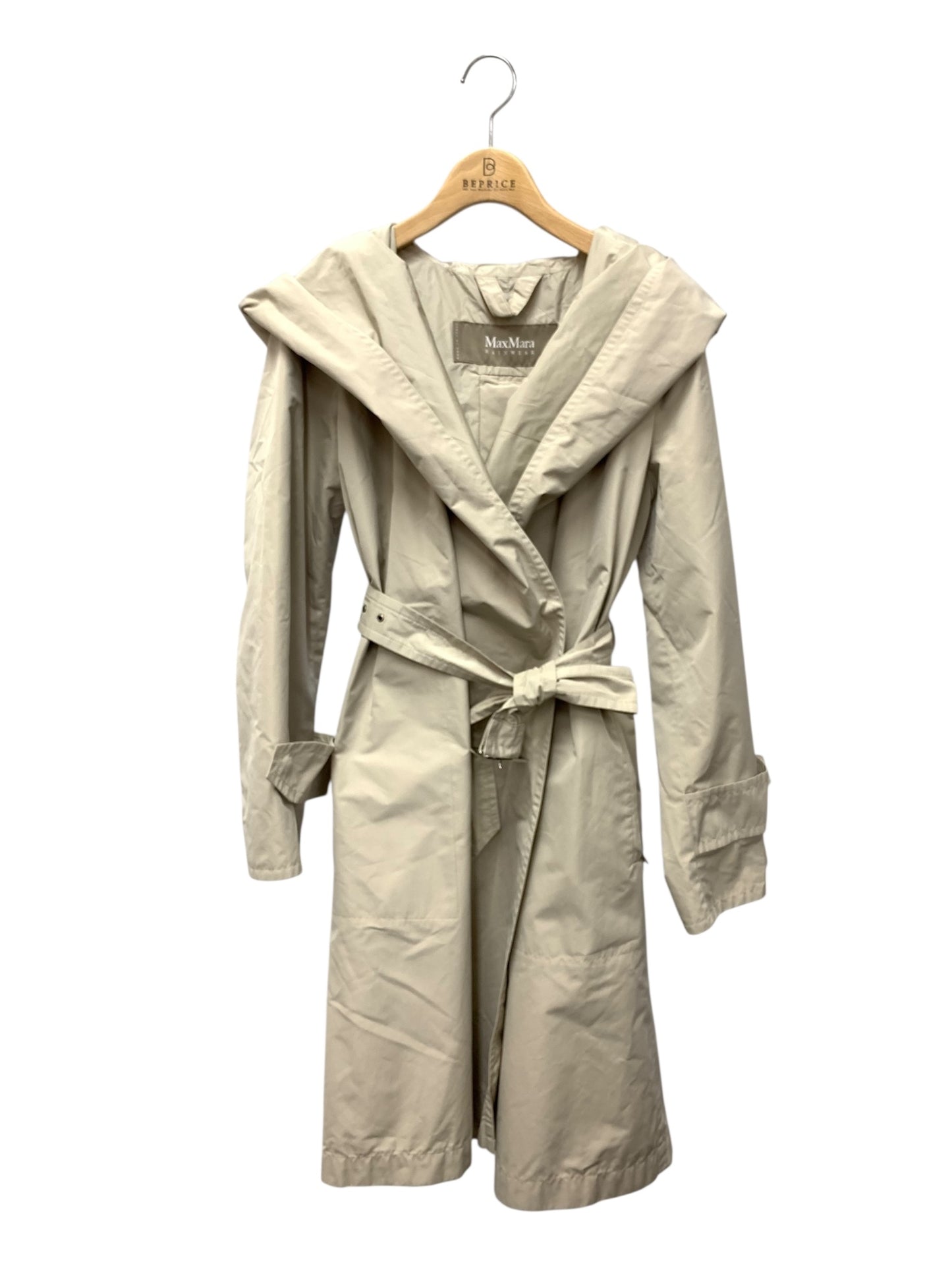 マックスマーラ 10211724 コート 38 ベージュ フード ITSSCN92WKM0