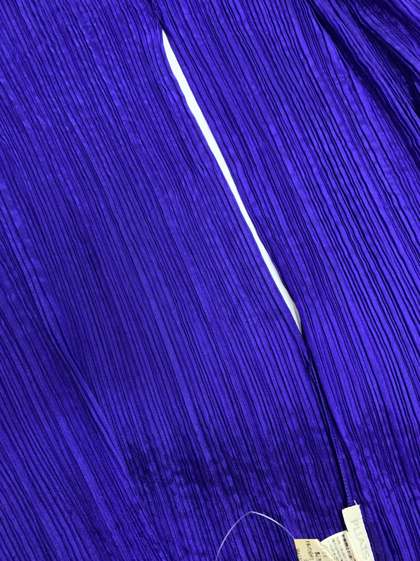 プリーツプリーズイッセイミヤケ PP64 ブルー プリーツ ワンピース ストール ITUFESH7YZ0G