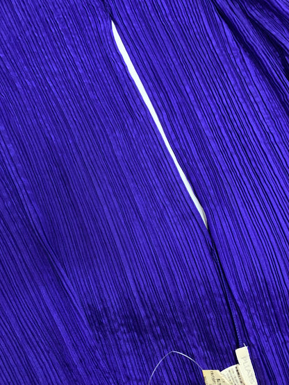 プリーツプリーズイッセイミヤケ PP64 ブルー プリーツ ワンピース ストール ITUFESH7YZ0G