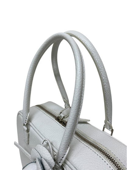 ルネ ALYA アリア ハンドバッグ ホワイト カメリア レザー ITRUM8OSHZBI