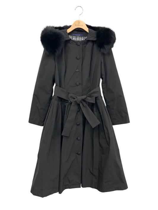 エムズグレイシー Fit & Flare Taffeta Coat 819511 コート 38 ブラック ITMI17G8I6O8