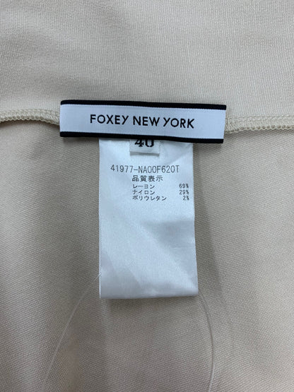 フォクシーニューヨーク Newport Dress 41977 ワンピース 40 ベージュ ITJ54BL0DBN5