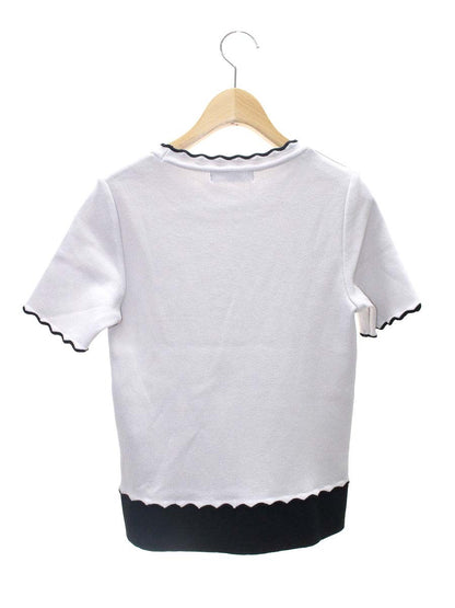 ルネ 5322130 ニット 36 グレー ウェーブ 波型 ITTRTHPWASWE