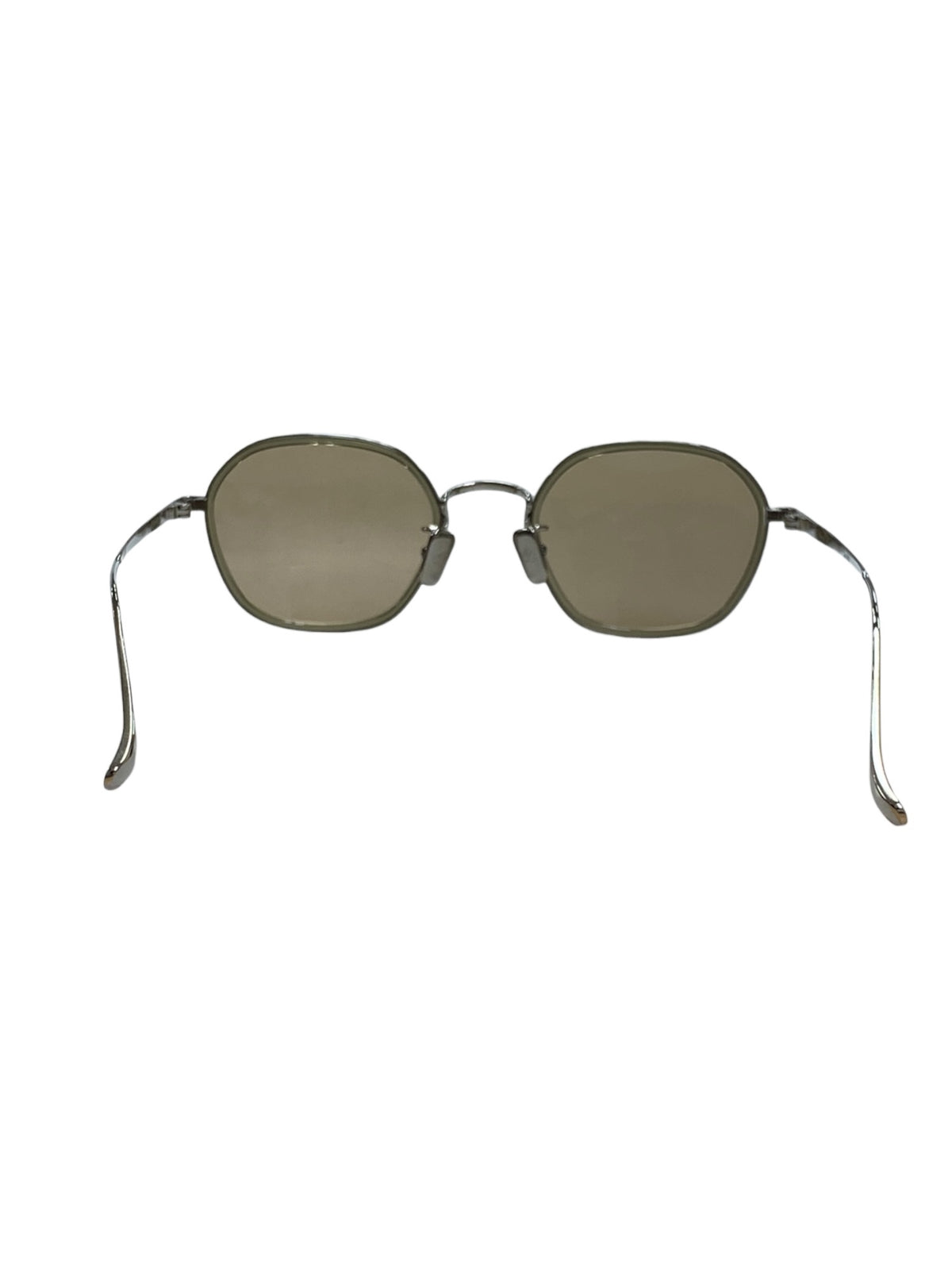 メゾン ド リュクス ルネッツ ML-107S メガネ シルバーxオリーブ コンビ フルリム オクタゴンシェイプ ITIIUYGF417A