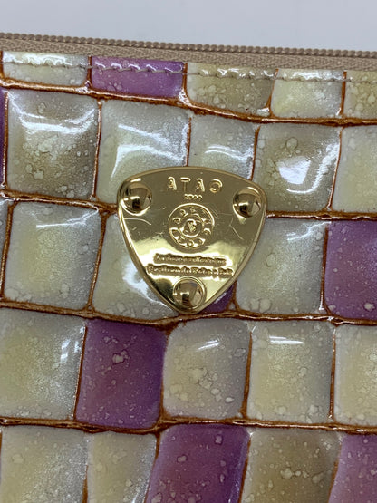 アタオ slimo ヴィトロ 財布 ベージュ 大聖堂のステンドグラスがイメージのレザー IT7QBJUTM4T8