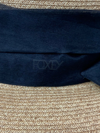 フォクシー ストローハット ベージュ キャペリン カペリン カプリーヌ ITIZLEDU1RUY