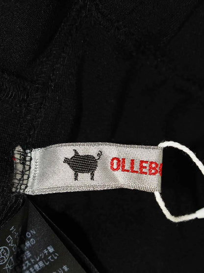 アルベロベロ 438765 パンツ F ブラック パイル地 ストレッチ アニマルモチーフ ITNL84RXSFY0