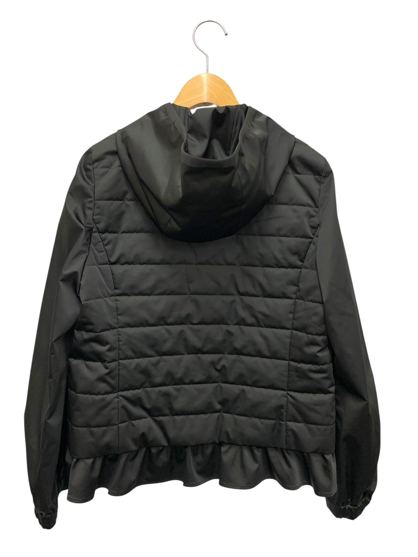 トゥービーシック W5A03-659-09 ジャケット 40 ブラック ナイロン ジップアップ フード付き IT9881LFPWFD