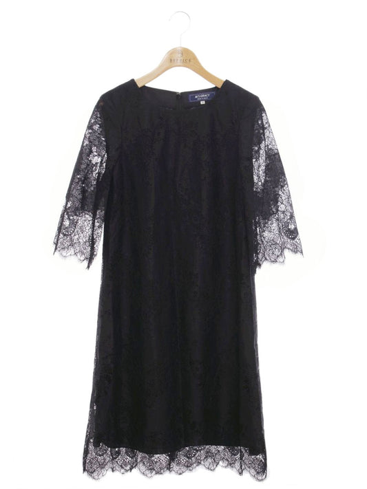 エムズグレイシー 721392 ワンピース 38 ブラック レース ITBRYOP548X4