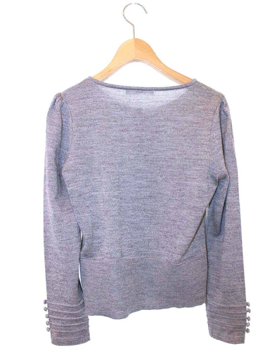 ルネ 6842140 カーディガン 36 グレー ジップアップ ITJAPZXV7BIQ