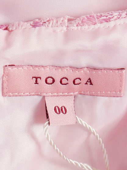 トッカ JULIAN DRESS OPTOIW0620 ワンピース 00 ピンク フラワー 刺繡 ITB8O8N3WZBQ