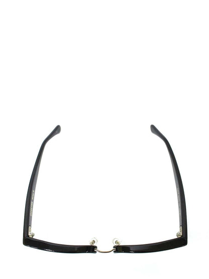 エフェクター delay2 メガネ ブラック セルフレーム ハーフリム ウェリントン IT2AJDXFSU4E