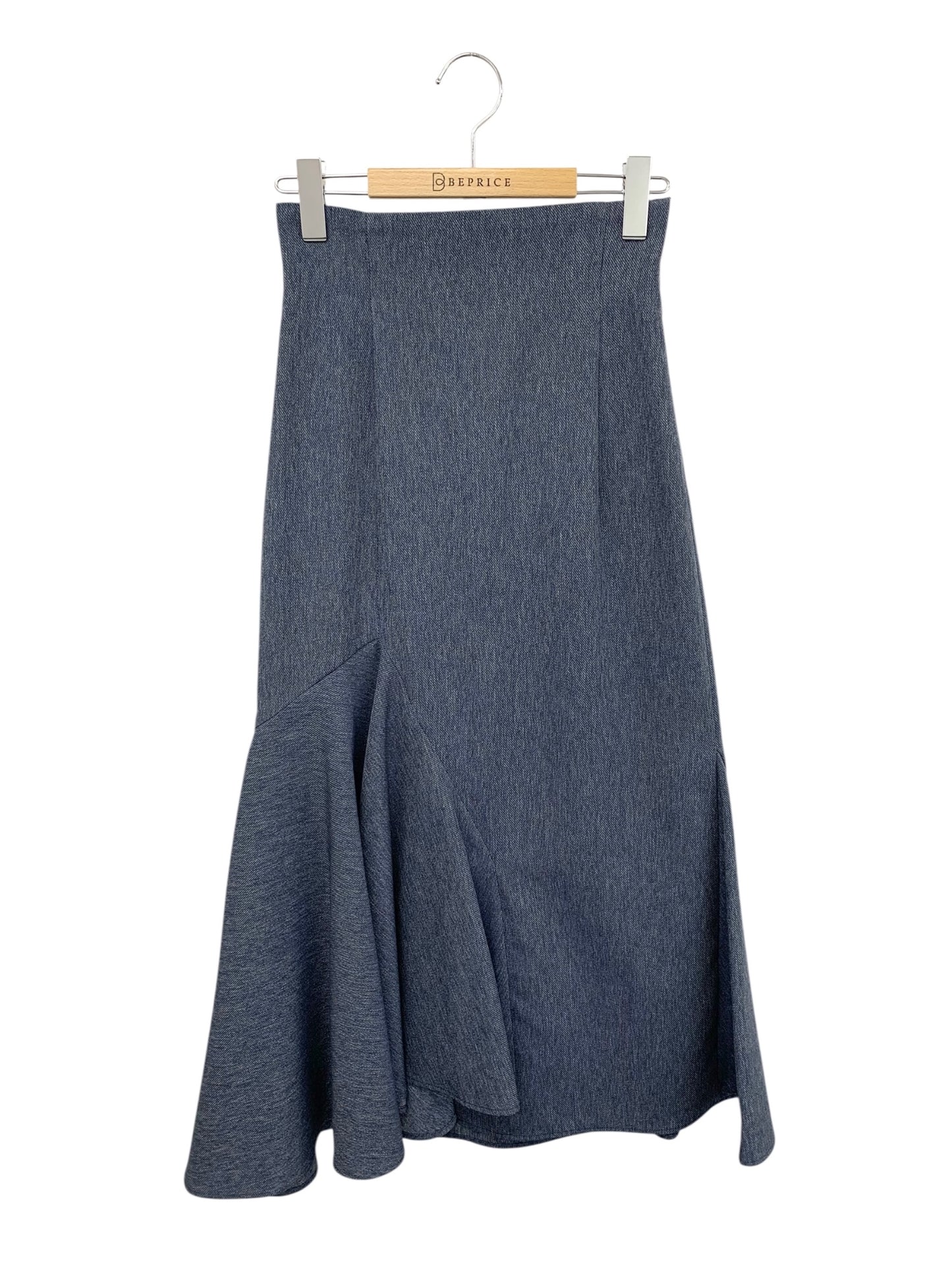 セルフォード CWF231057 スカート 36 ネイビー ウエストギャザー フレア ITLJPS972S80