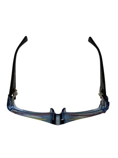 モンキーフリップ 魏鏡-改 メガネ ブルー セルフレーム スクエア ITPU8BG97ATC