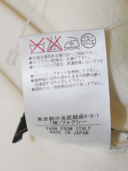 フォクシーブティック セーター オードリー 34699 ニットトップス 40 アイボリー ロゴプレート IT3HU2PGZ36S