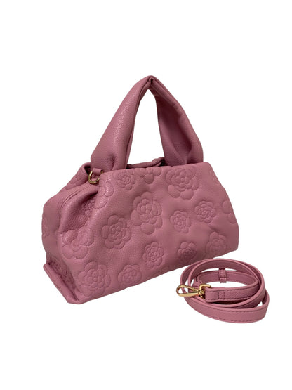エムズグレイシー フラワー刺繍入りワンハンドルバッグ 494501 ピンク ITPIE19MXD7C