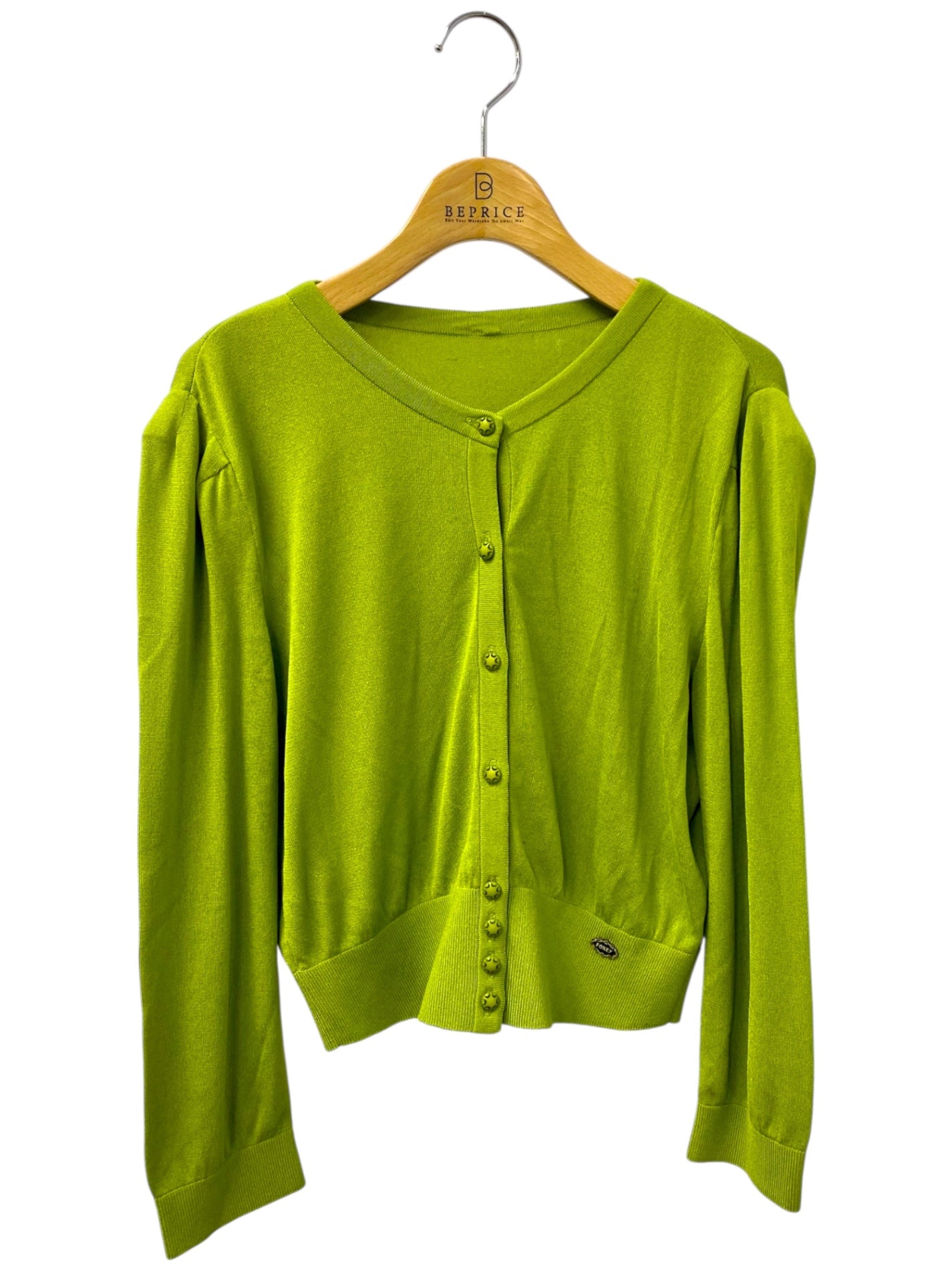 フォクシーニューヨーク コルティ 33180 カーディガン 38 グリーン ITR87ZKX6VQ4