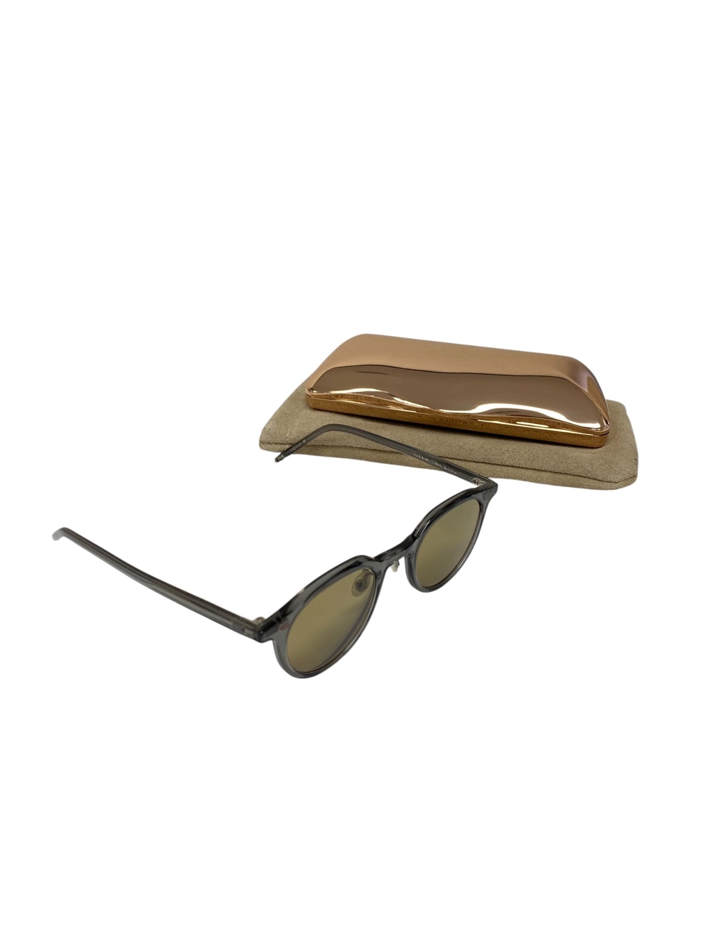 テンアイヴァン 3rd collection  CELLULOID SERIES No6Ⅲ(44) メガネ グレー セルフレーム フルリム ボストンシェイプ ITJ7HUFMGECG