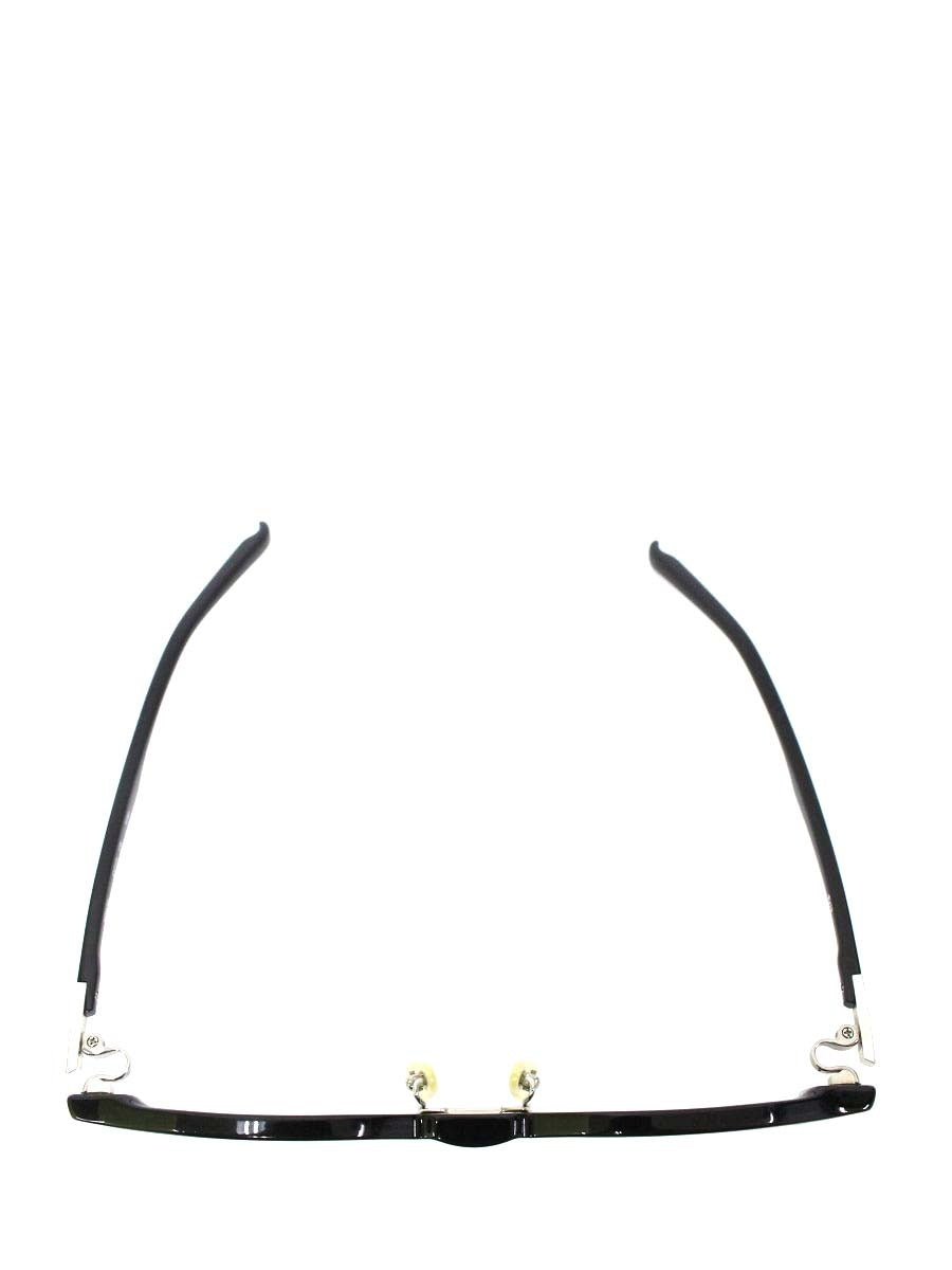 フォーナインズ NPM-60 メガネ ブラック/クリア/シルバー コンビ ウェリントン col.6382 ITWN336FIE7O