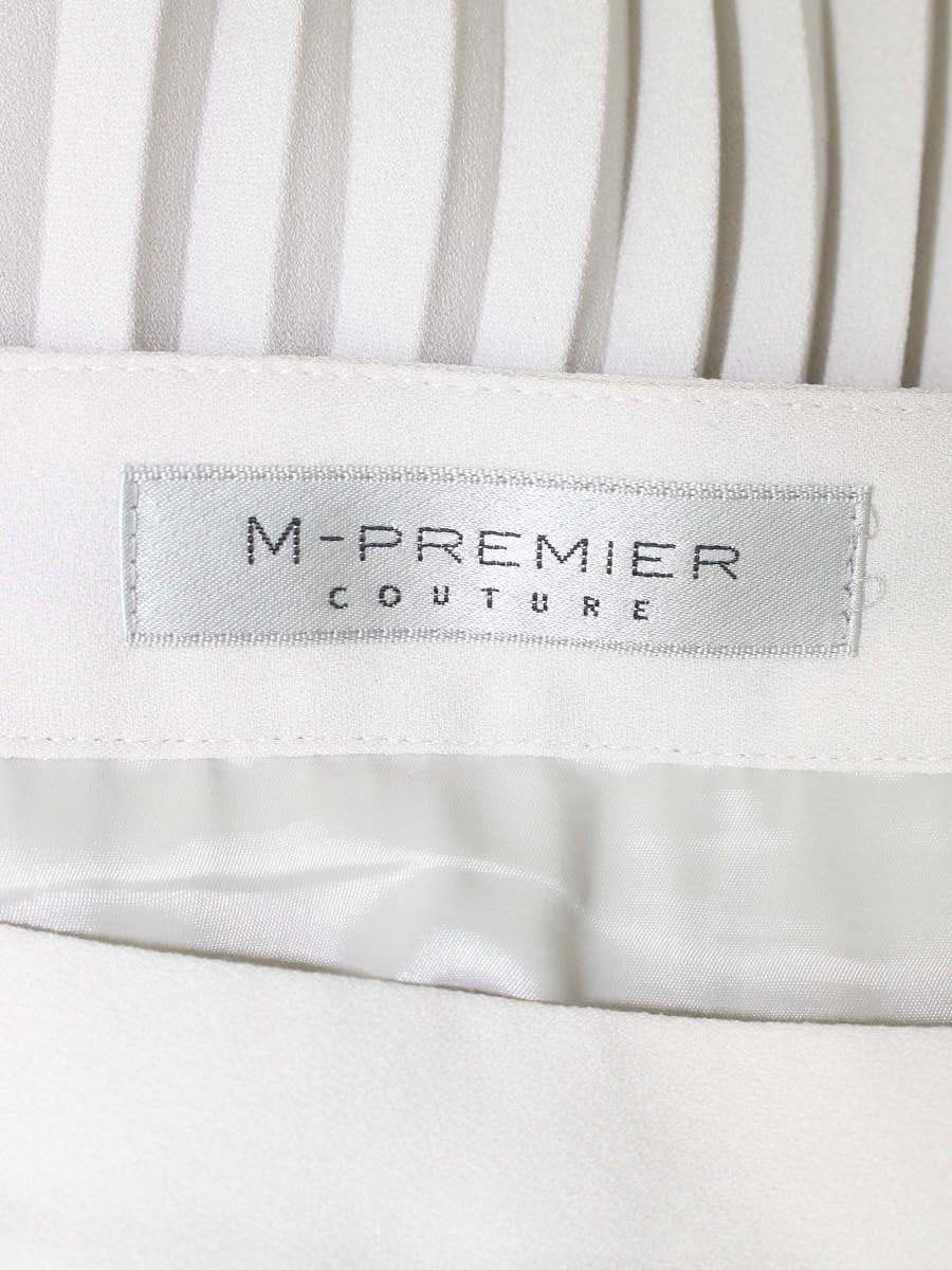 エムプルミエクチュール ジョーゼットプリーツスカート F428-001 36 グレージュ ITZQZWPUUM50