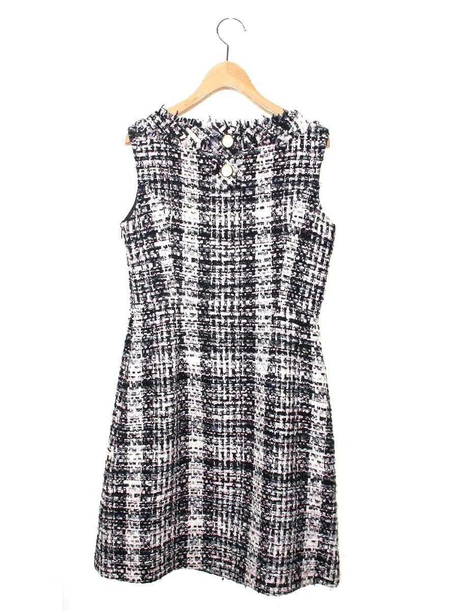 トッカ miroir OPTOKA0210 ワンピース 2 ブラック ツイード | 中古