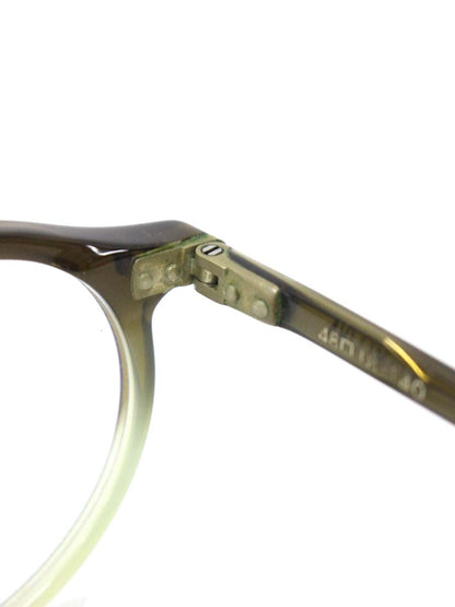 ルノア A5 Mod.226 メガネ グリーン ボストン セルフレーム col.22 ITIVMCBJZ26M