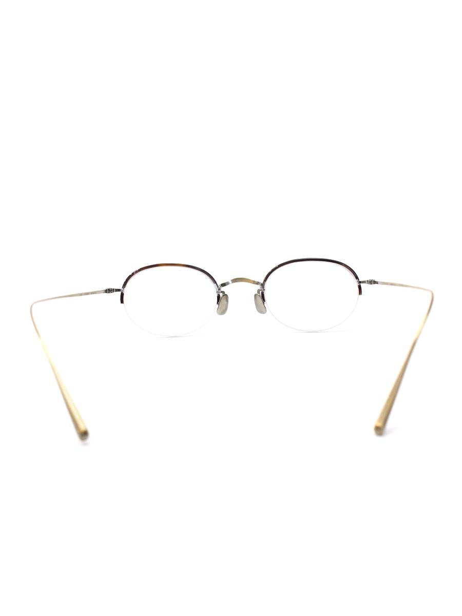 アイヴァン7285 1003 メガネ EV DEMI2/ANTIQUE GOLD コンビフレーム ナイロール オーバルシェイプ ITS6NHDIFL9B