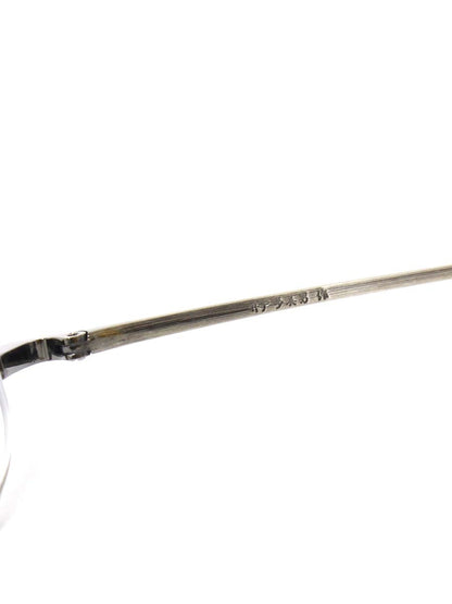 金子眼鏡 井戸多美男作 T429 メガネ アンティークシルバー アンダーリム IT9TFS1H8UAJ