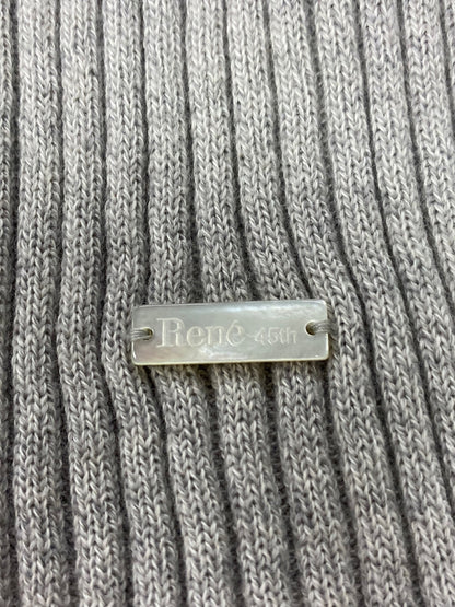 ルネ 6212990 ニットトップス 34 グレー パール付き ITWBHIH612SM