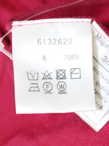 ルネ 6132620 ニットセーター 36 レッド タートル ウール ITO9S701X8R6