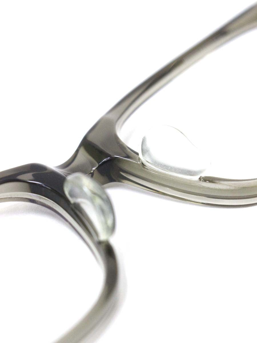 フォーナインズ NPM-25 メガネ グレー/アンティークシルバー コンビフレーム ITWH2OUP266E