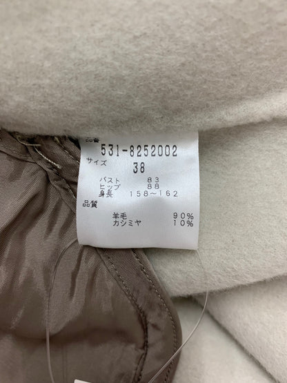 アドーア 5318252002 コート 38 ベージュ カシミヤ ITKRU5ZX4SU2