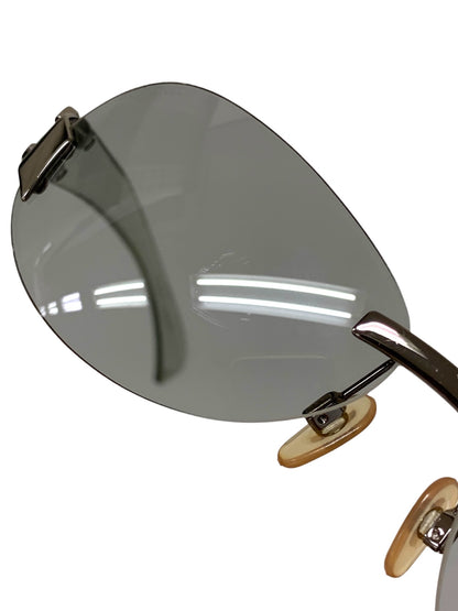 シャネル 4037 サングラス シルバー コンビフレーム リムレス（フチなし）オーバル（楕円） ITTCN4IVV1DM 【SALE】