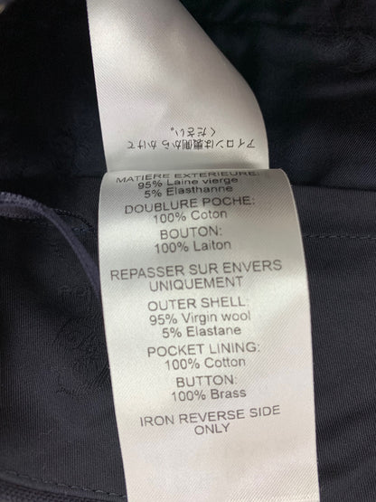 クロエ CHC21SPA8406248M38 ワイドパンツ 38 ネイビー ボタン サイドジップ IT48P9ONRX9W