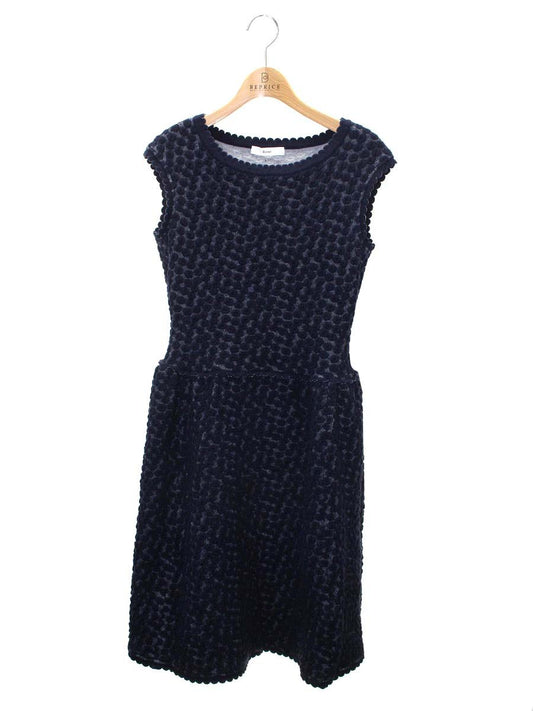 ルネ 6542220 ワンピース 34 ネイビー ドット ITHL0WM2KF0F