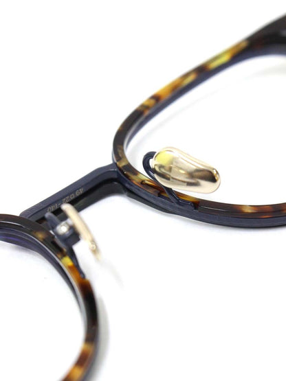 マスナガ AVIOR メガネ ネイビー ゴールド コンビフレーム ボストン べっ甲柄 bykenzo takada IT62HHK0HX6B