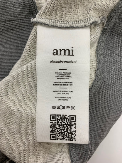 アミパリス SMALL ADC HOODIE BFUSW200.730 パーカー M グレー プルオーバー フーディー ハートロゴ ITX8J7E9EOUO