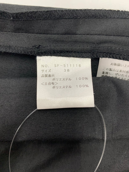 エムズグレイシー 小花刺しゅうレースワンピース 511116 38 ブラック チュール 刺繡 ITYUZE4I9Z74