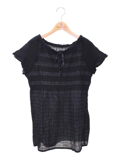 ミーイッセイミヤケ MI32FK509 プルオーバー ブラック リボン カリフラワー IT607PPBS4Z0 【SALE】