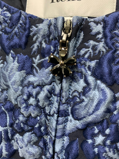 ルネ 6236290 ワンピース 34 ネイビー 立体フラワー ITLGSTIY00NW
