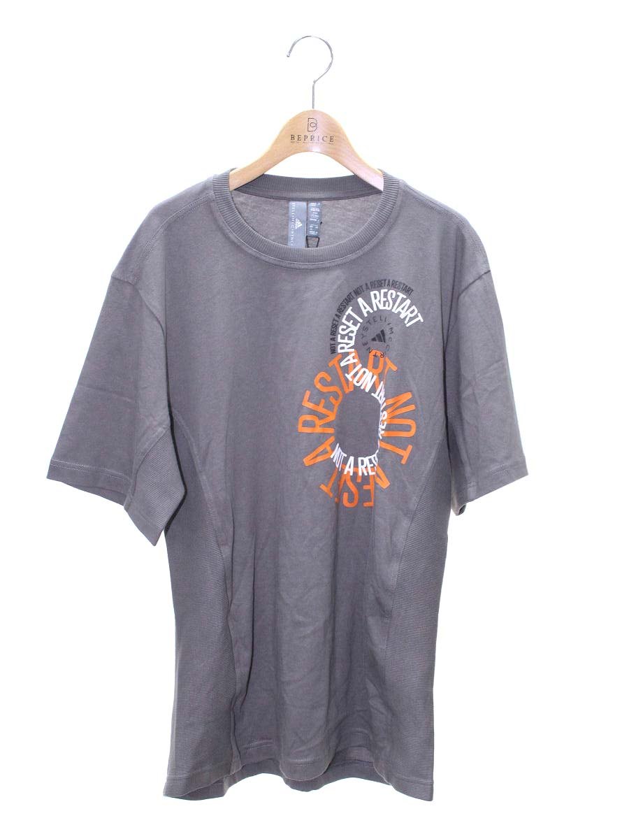 アディダス ABW001 Tシャツ L グレー ステラマッカートニー ロゴ ITSRCDKKMIFJ