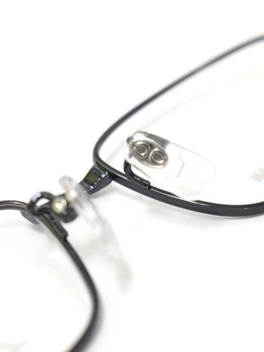 ラインアートシャルマン XL1050 メガネ ブラック メタルフレーム フルリム スクエア ITEUFHKZ0RQ2