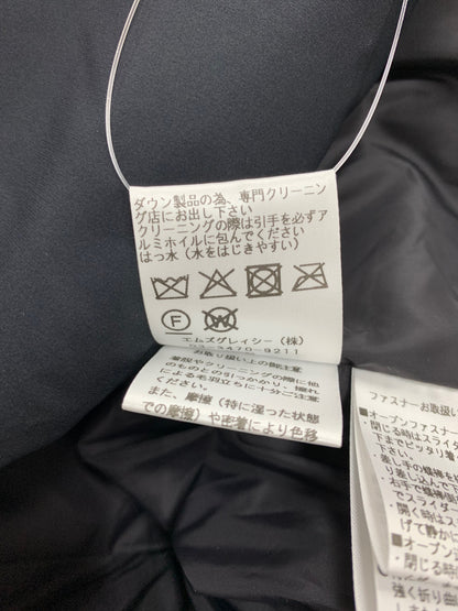 エムズグレイシー ビックカラーショートダウンコート 519606 ダウンジャケット 38 ブラック ITLEV8NWYRXC