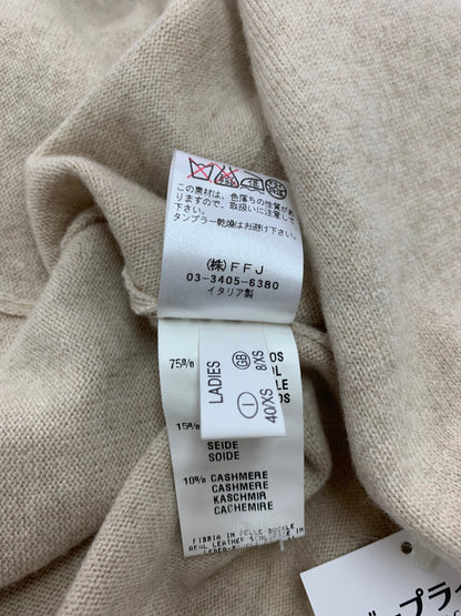 ファビアナフィリッピ QW2213312 カーディガン XS ベージュ カシミヤシルク レザーバックル ITWU47K0EDFW 【SALE】