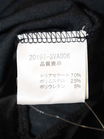 フォクシーニューヨーク 20197 パーカー 40 ブラック ベロア ジップアップ IT7GCDNKD2IC