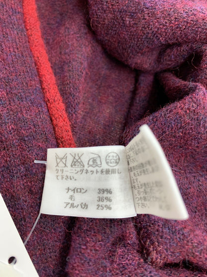 イッセイミヤケ ME83K022 ニット 2 ワインレッド アルパカ混 ITBDUQH2HOKW 【SALE】